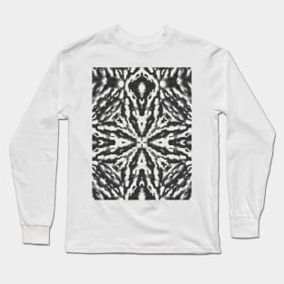 Stylized pattern of a stormy ominous cross Long Sleeve T-Shirt